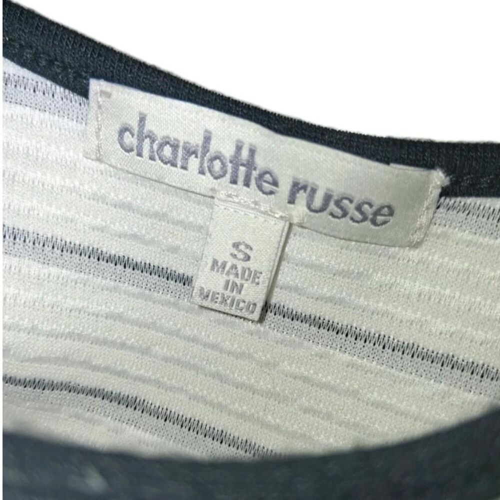 Charlotte-russe Women's White and Black Going-out-dresses